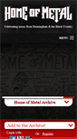 Mobile Screenshot of homeofmetal.com